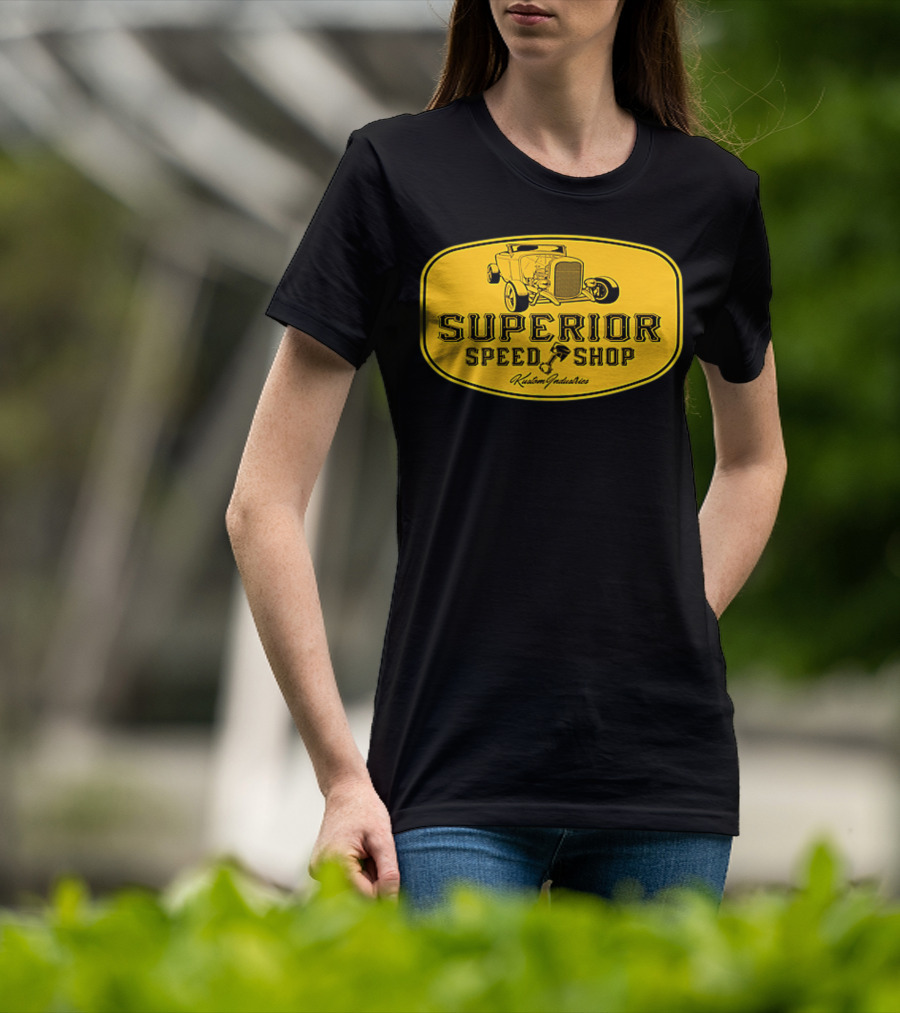 Superior Speed Shop Kustom Industries Retro Hot Rod T-Shirt