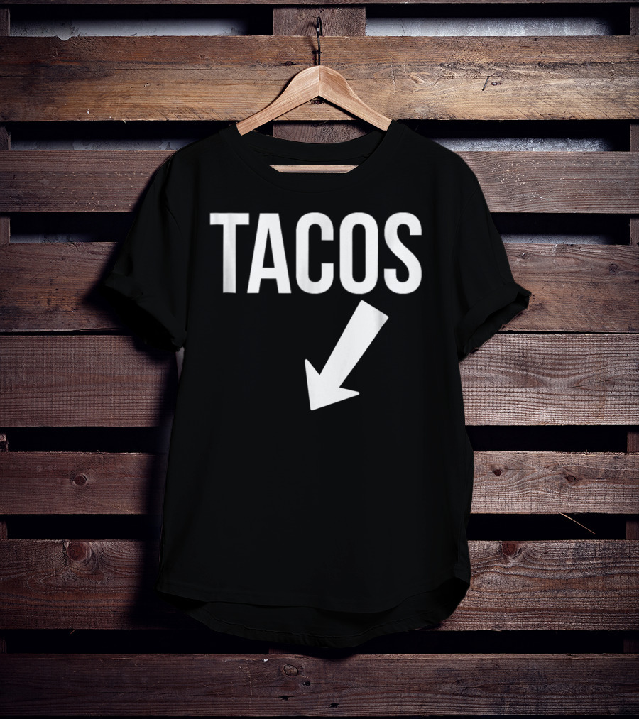 Tacos Arrow Pregnancy Announcement T-Shirt