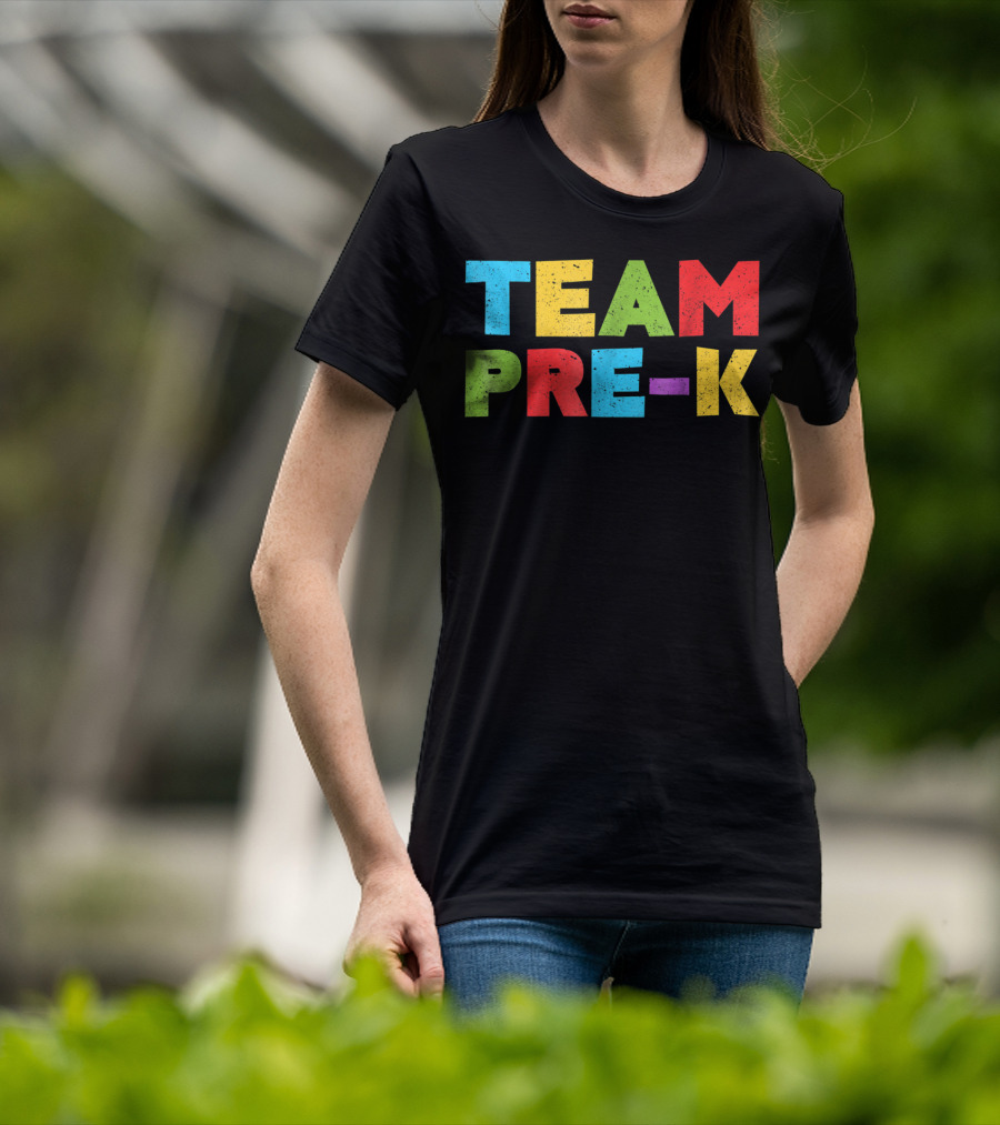 Team Pre K Teacher Back To School T-Shirt
