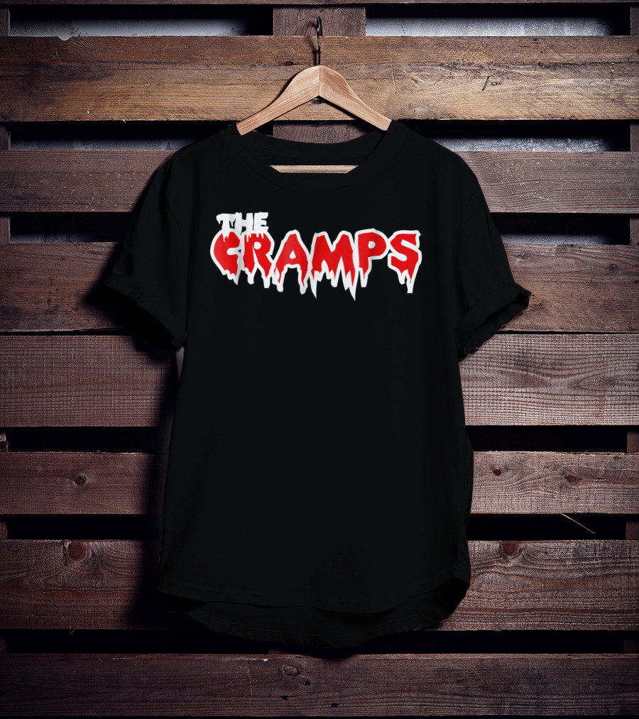 The Cramps Horror Drip Text T-Shirt