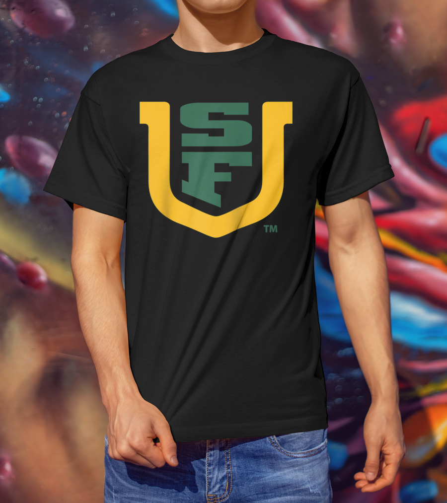 University Of San Francisco Dons NCAA SF Logo PPSNU031 Rag T-Shirt