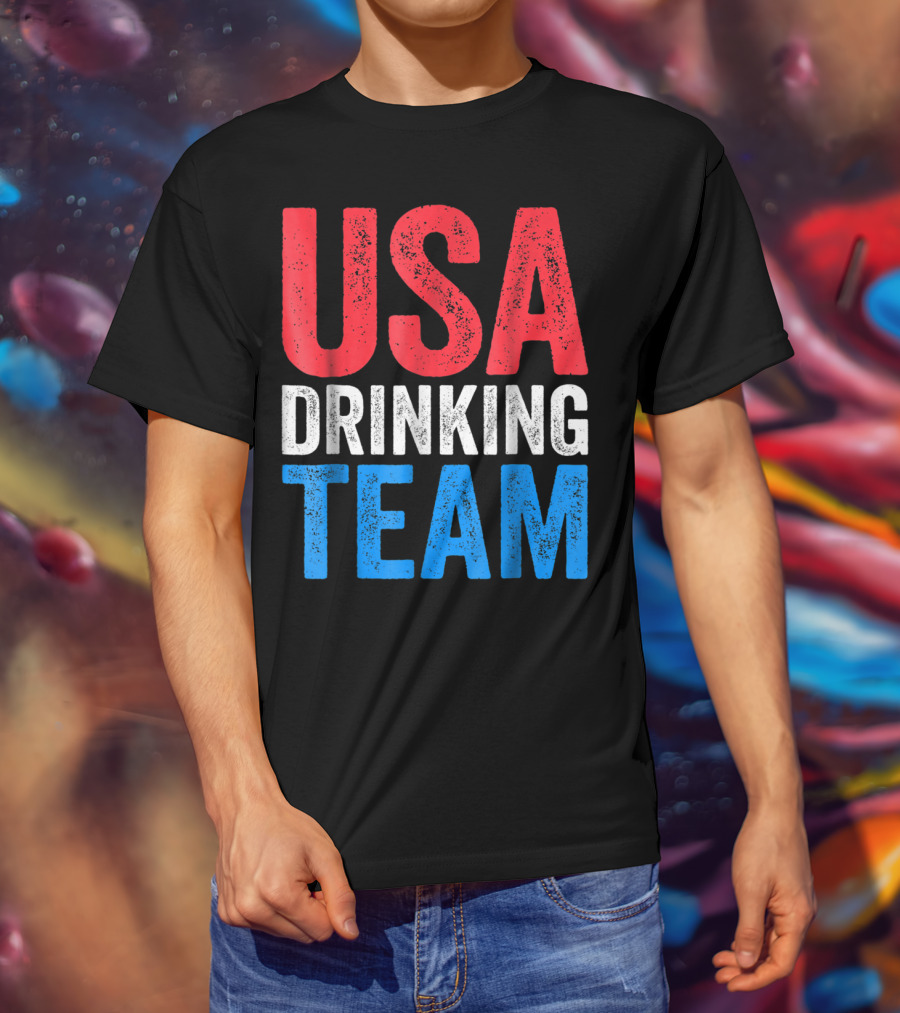 USA Drinking Team Fourth Of July T-Shirt
