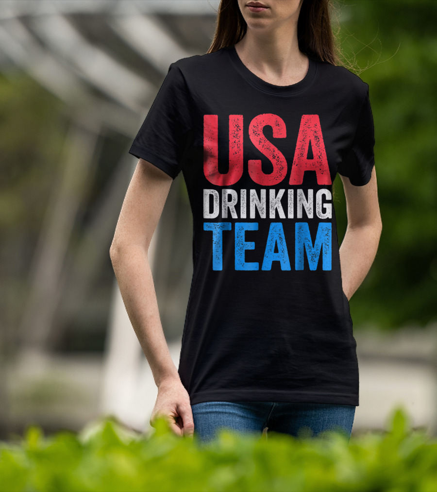USA Drinking Team Fourth Of July T-Shirt