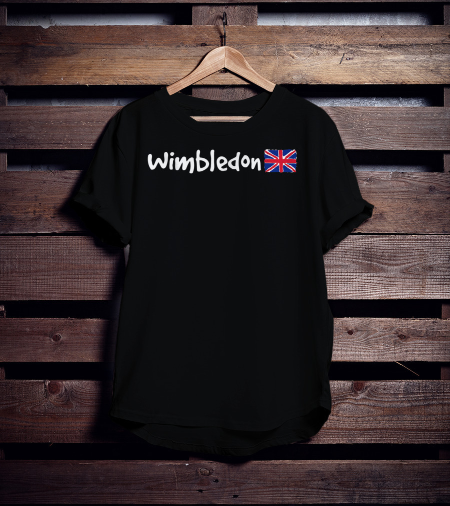 Wimbledon England Vintage British Flag T-Shirt
