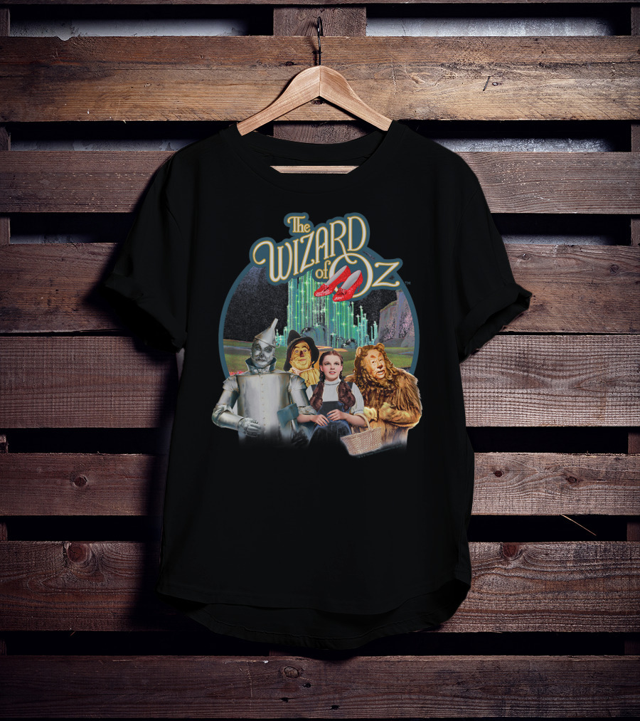 The Wizard Of Oz Dorothy Tin Man Scarecrow Cowardly Lion Emerald City T-Shirt