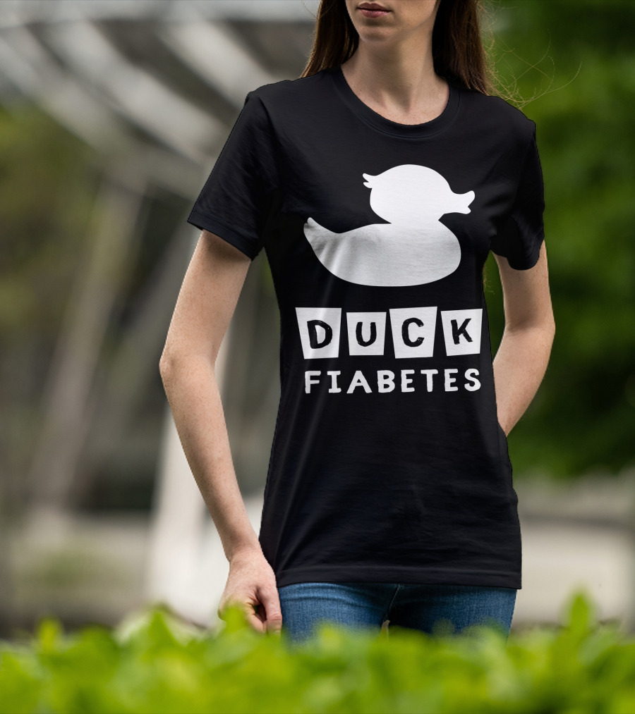 Duck Fiabetes Funny Diabetic Type 1 Diabetes T-Shirt