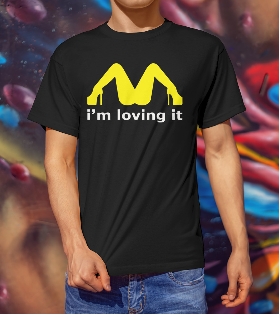 I'm Loving It Yellow High Heels T-Shirt