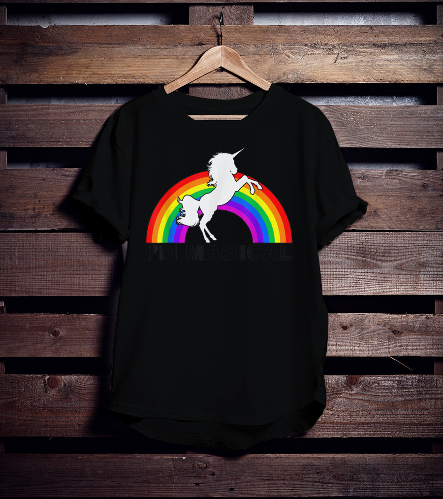 I'm Magical Unicorn With Rainbow T-Shirt