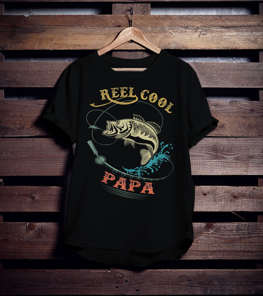 Reel Cool Papa Fishing Men's T-Shirt