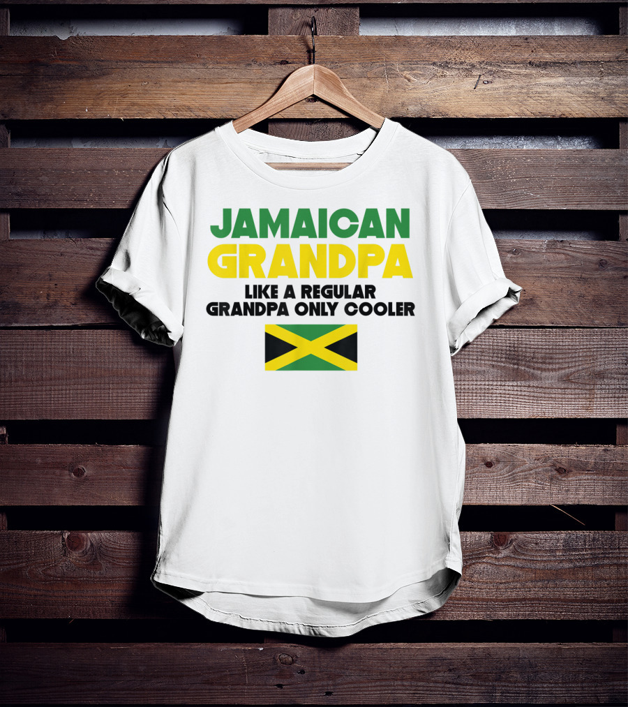 Jamaican Grandpa Like A Regular Grandpa Only Cooler T-Shirt