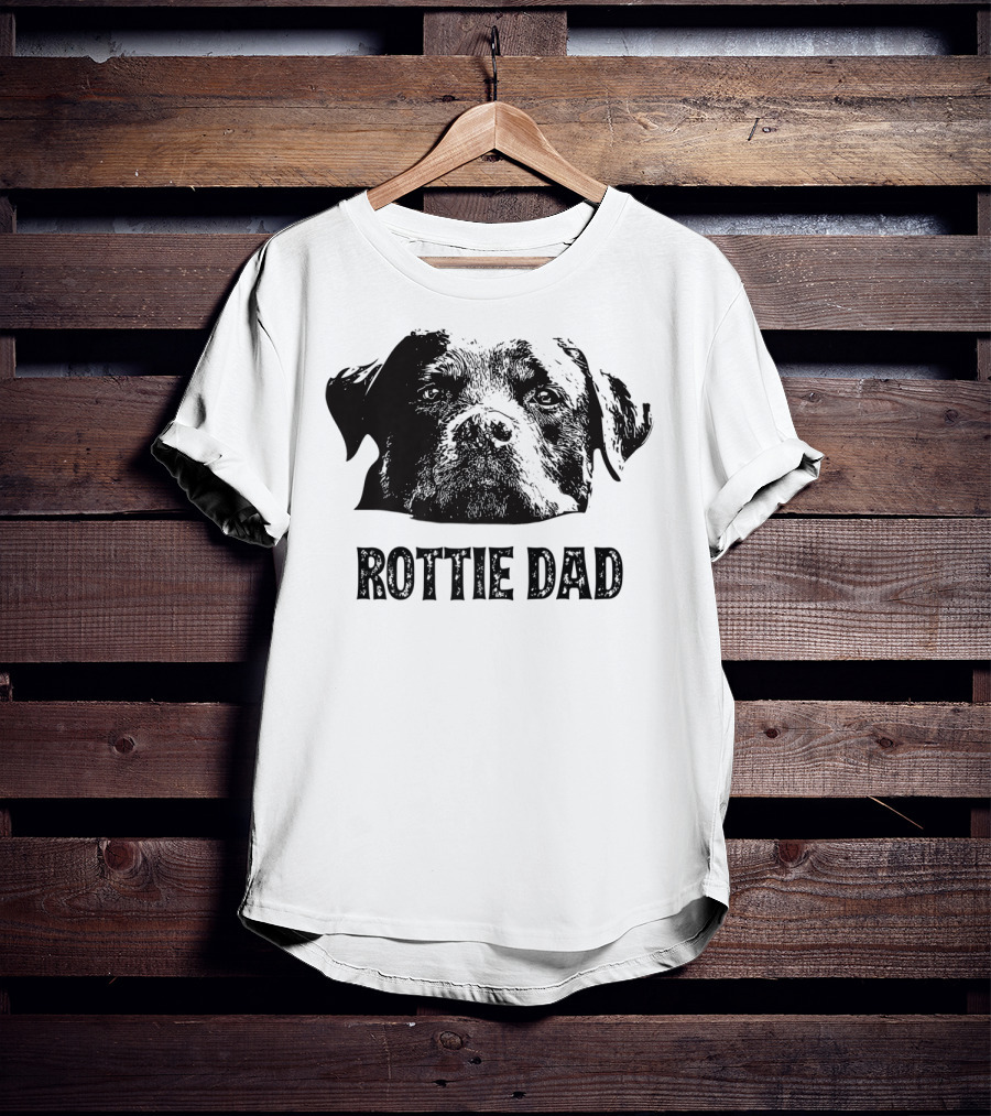 Rottie Dad Rottweiler Dad Mens T-Shirt