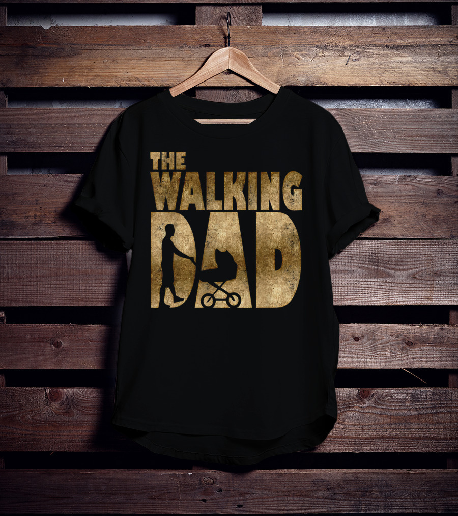 The Walking Dad Mens New Parent Stroller T-Shirt