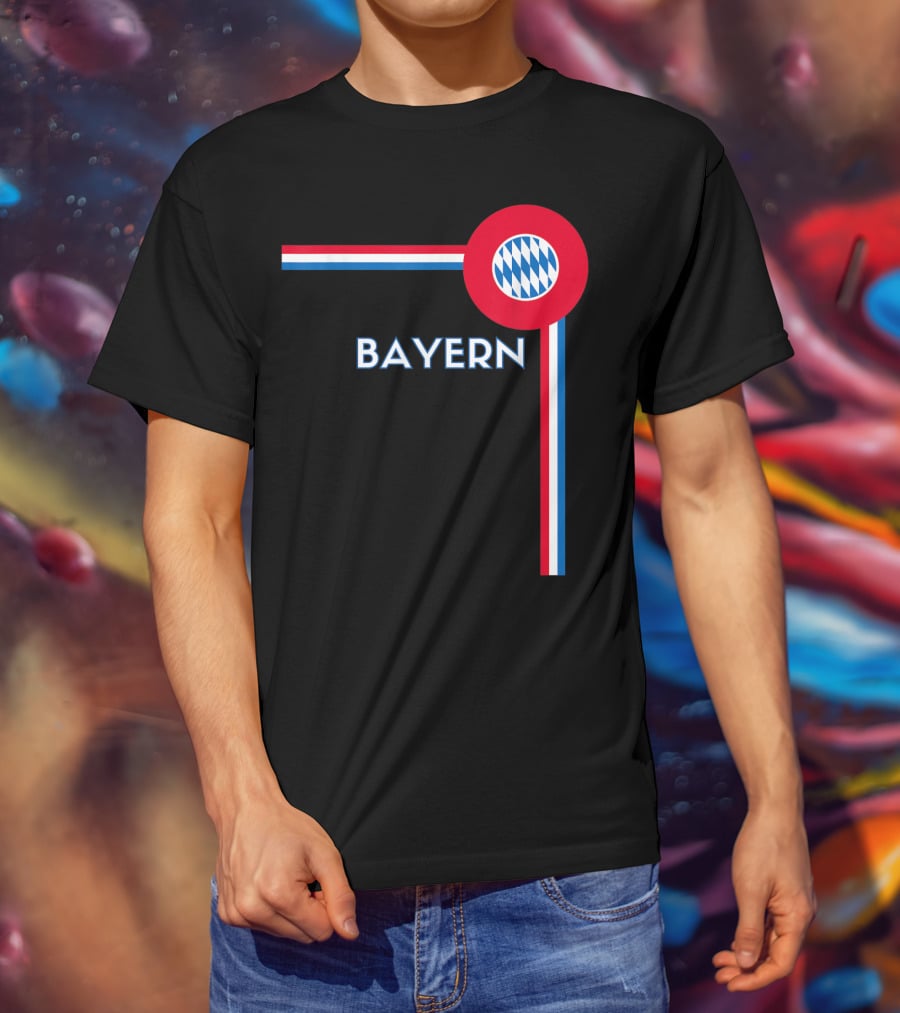 Bayern Munich Soccer FC Styled Spin Sports T-Shirt