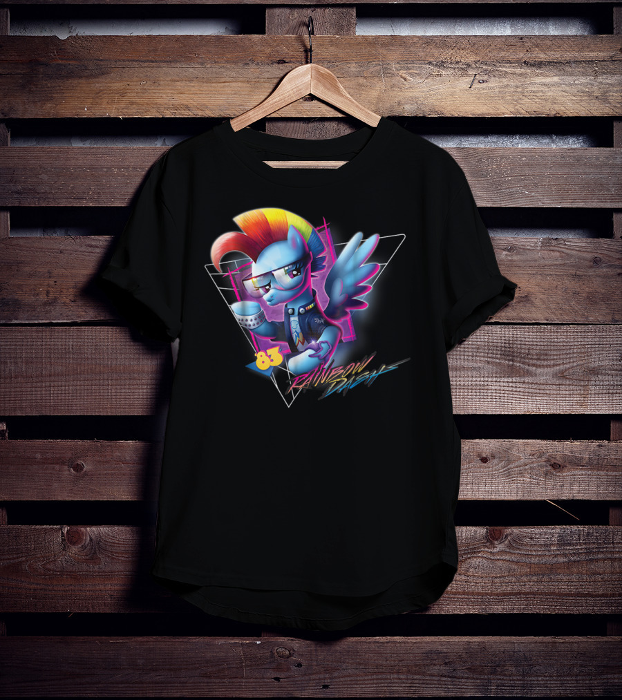 My Little Pony Rainbow Dash 83 Retro 80's T-Shirt