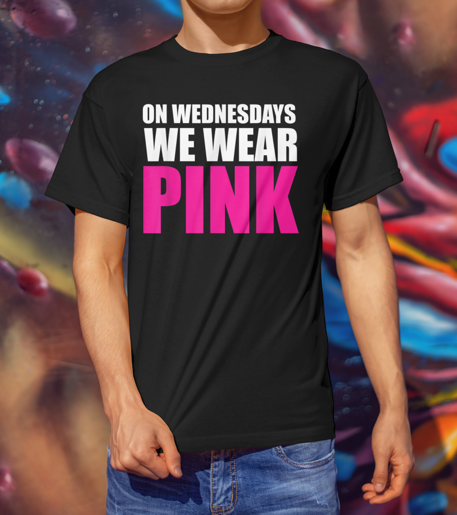 On Wednesdays We Wear Pink Mean Girls Reference T-Shirt