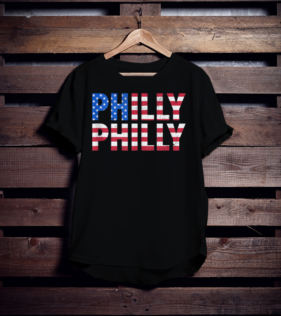 Philly Philly USA Flag T-Shirt