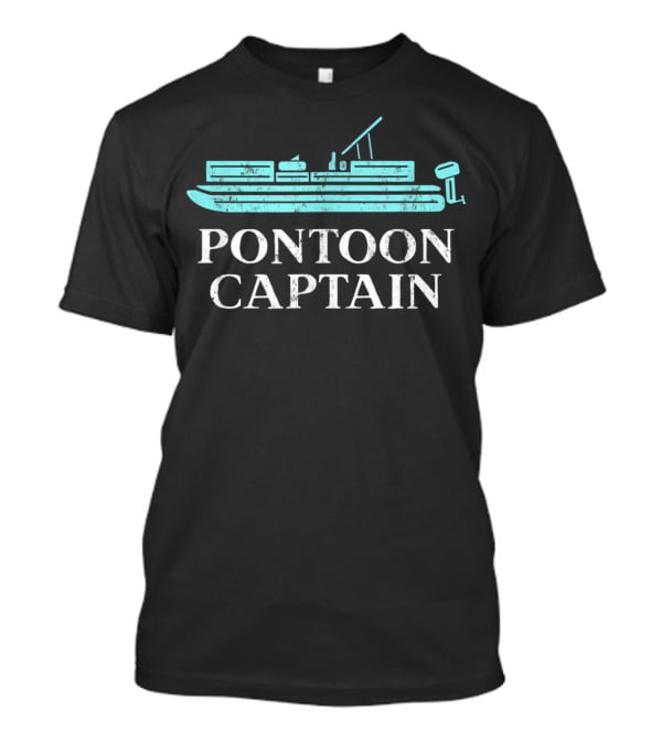 Pontoon Captain Boat T-Shirt
