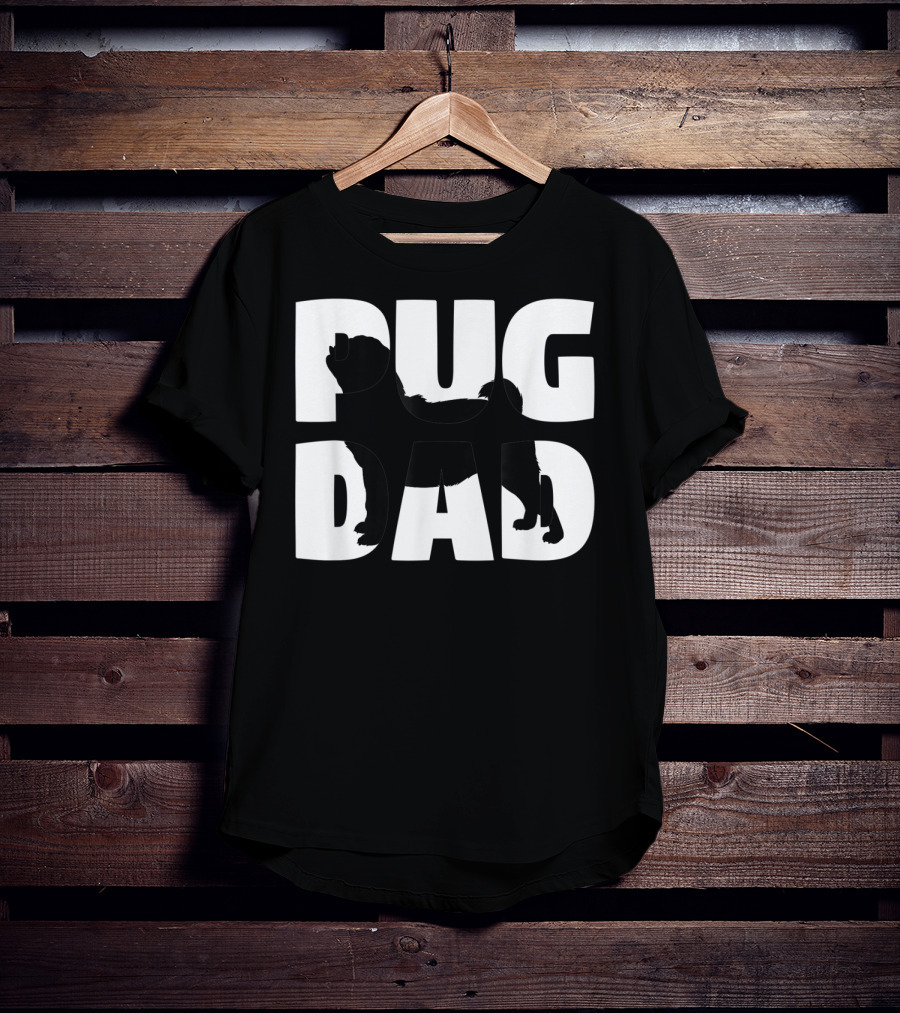 Pug Dad Pug Father Dog Dad T-Shirt