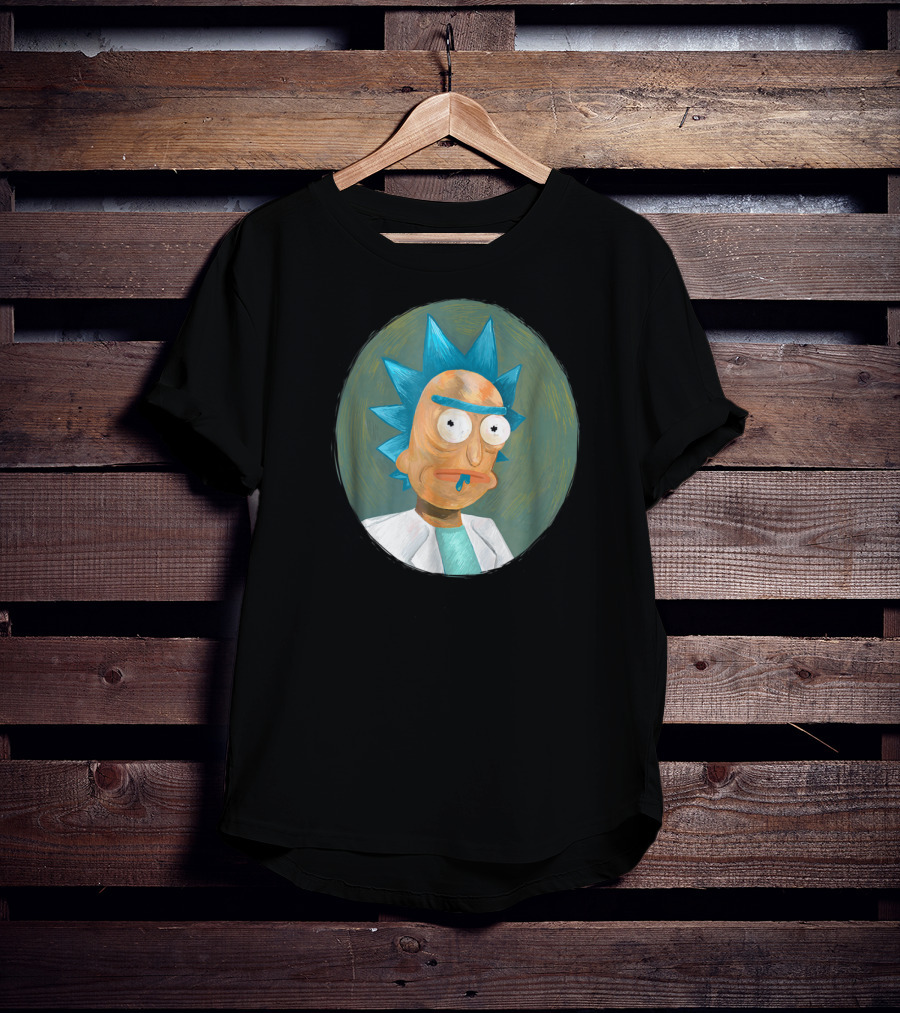 Rick And Morty Impressionist Rick Painting T-Shirt