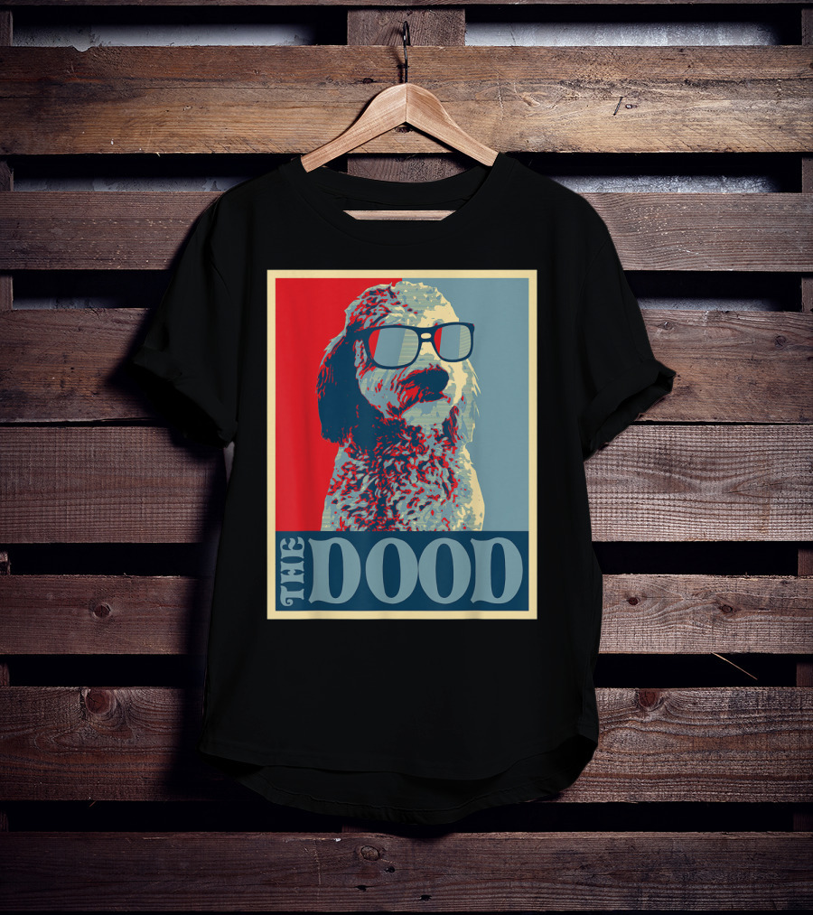 The Dood Goldendoodle Doodle Mom And Dood Dad Retro T-Shirt