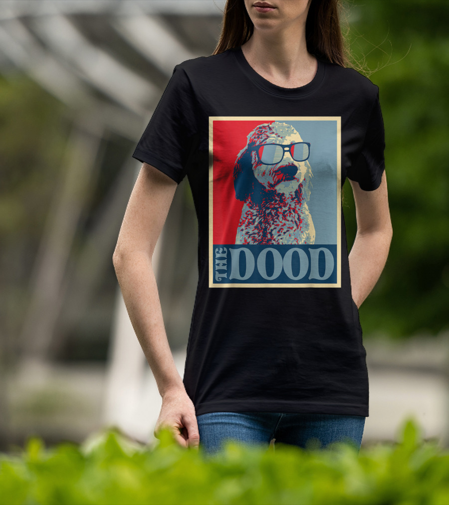 The Dood Goldendoodle Doodle Mom And Dood Dad Retro T-Shirt