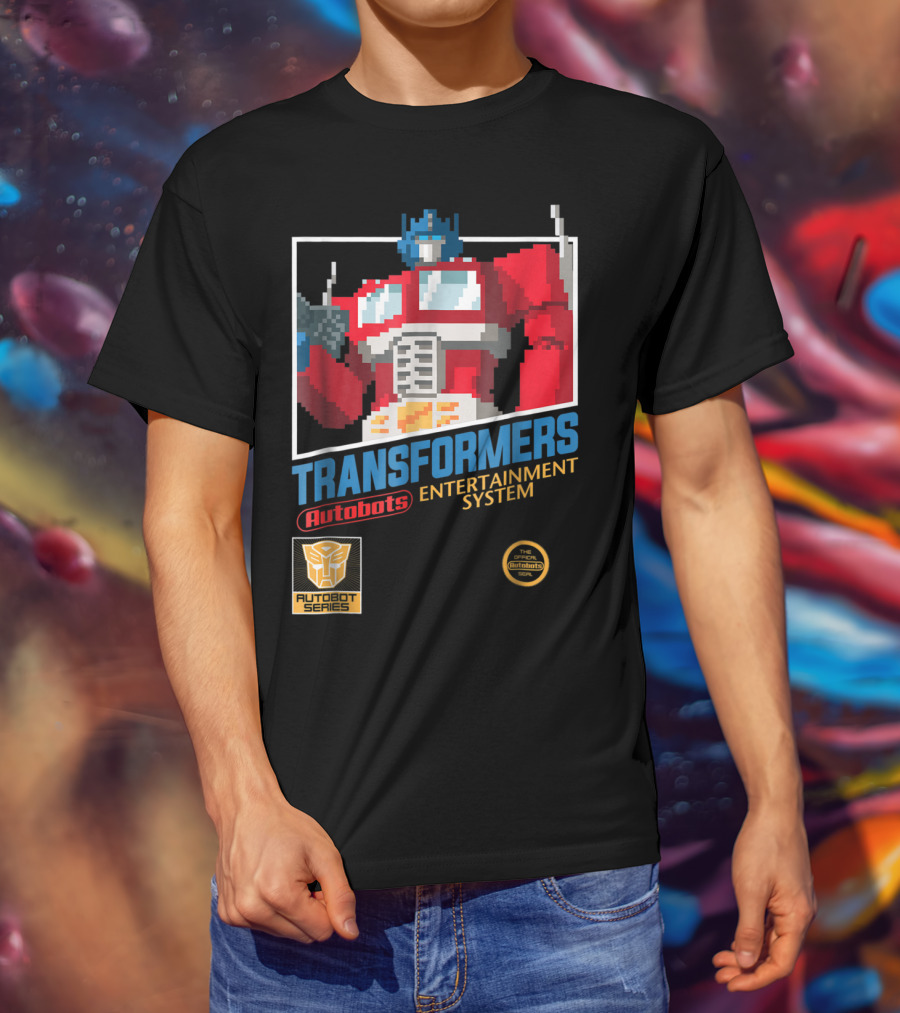 Transformers Autobot Series Optimus Prime Entertainment System T-Shirt