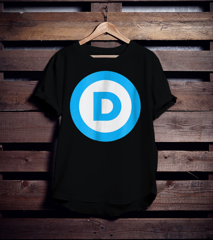 Vote Elect Democrat Freedom D Circle T-Shirt