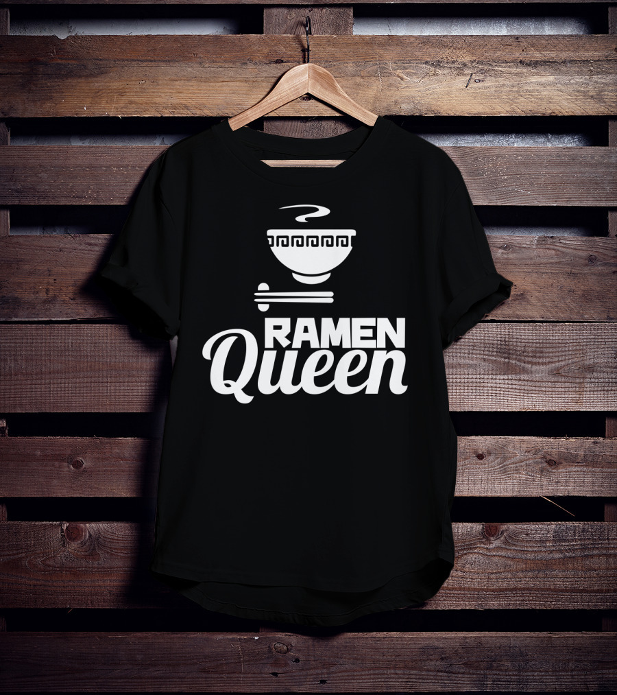 Ramen Queen Japanese Noodle Bowl T-Shirt