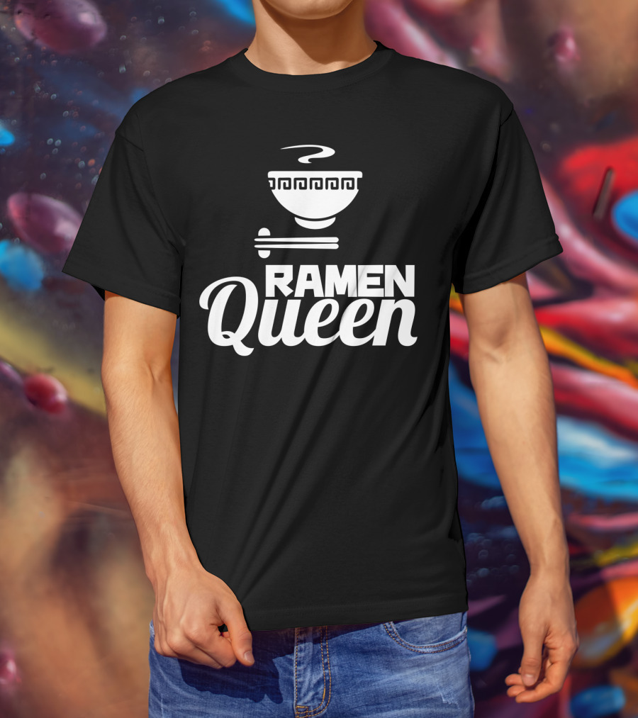 Ramen Queen Japanese Noodle Bowl T-Shirt