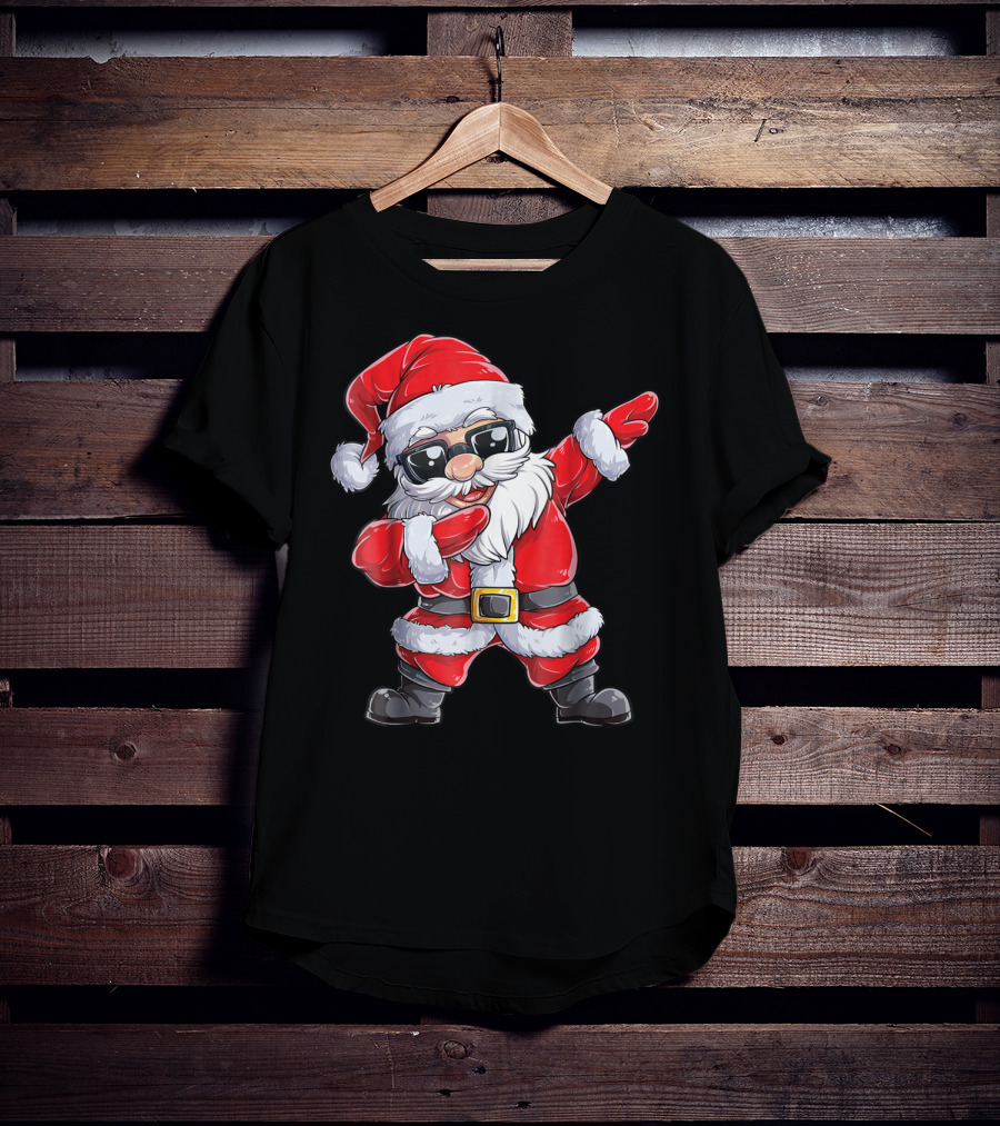 Santa Dab With Sunglasses Joyful Holiday T-Shirt