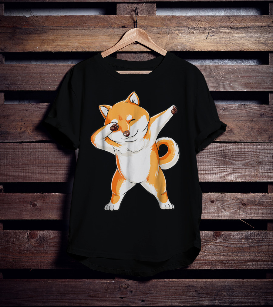 Dabbing Shiba Inu Dog Puppy Animal Lover T-Shirt