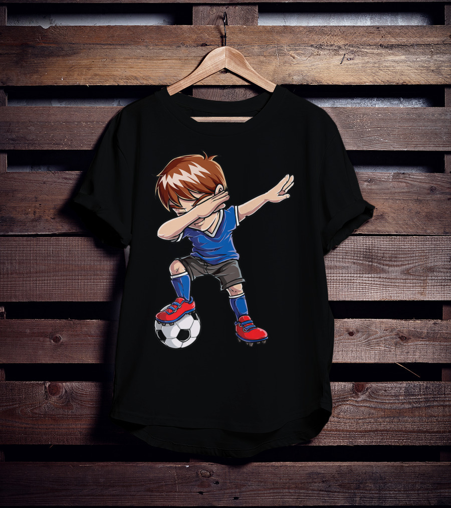 Dabbing Soccer Player With Ball T-Shirt