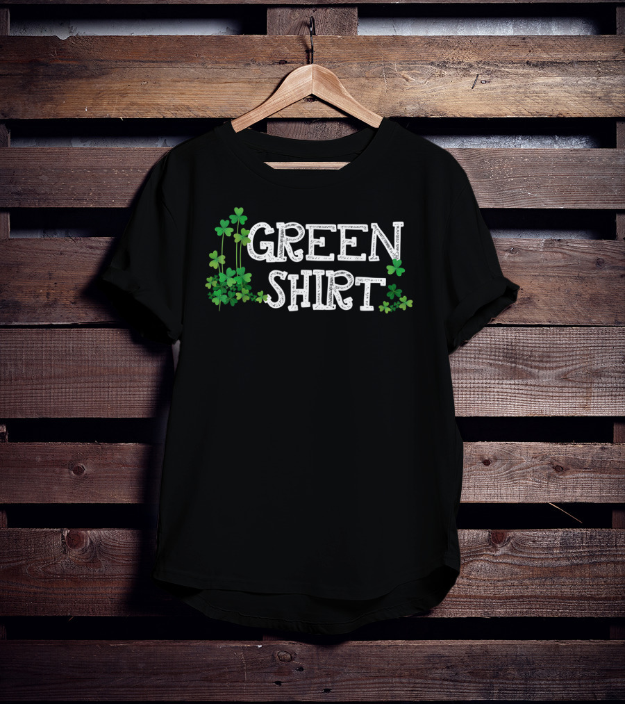 GREEN SHIRT Shamrock Clusters T-Shirt