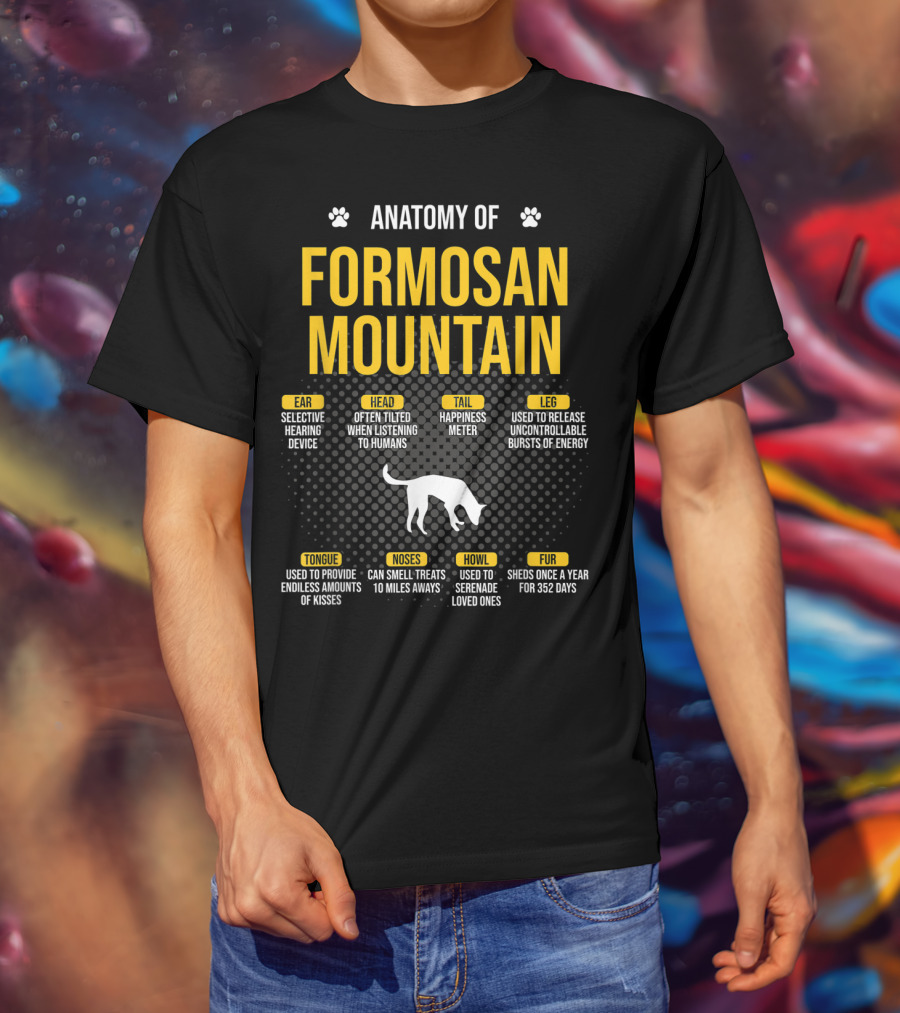 Anatomy Of Formosan Mountain: Selective Hearing, Happiness Meter, Uncontrollable Bursts, Lovable Serenade T-Shirt