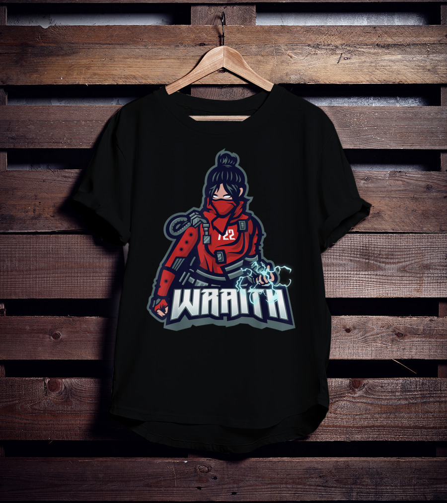 Apex Legends Wraith Red 12 Video Gamer T-Shirt
