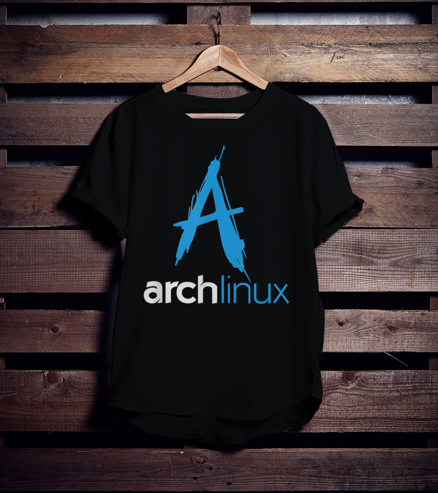Arch Linux Lover Tagline And Open Source Os Arch Linux T-Shirt