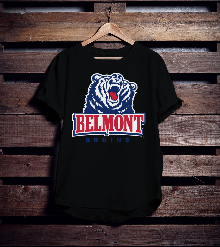 Belmont University Bruins Bear Logo NCAA Ppbel01 T-Shirt