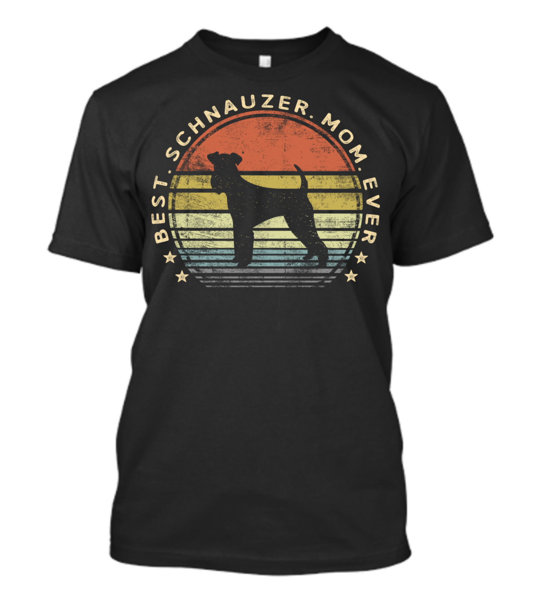 Best Schnauzer Mom Ever Vintage Dog Lover Pet T-Shirt