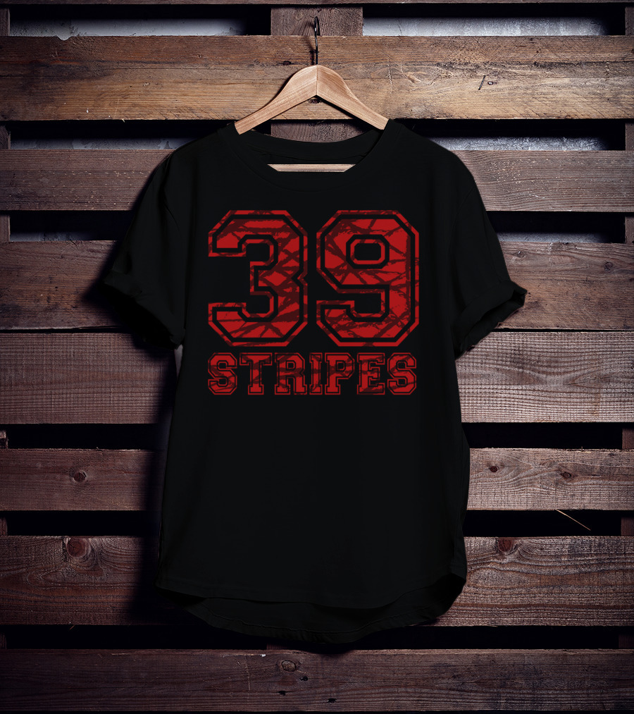 39 Stripes We Are Healed Isaiah 535 Cross T-Shirt