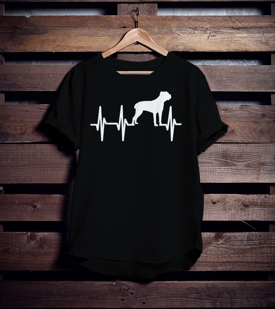 Cane Corso Heartbeat Dog Pet Lover T-Shirt