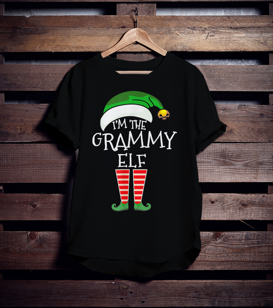 Christmas Family Matching Costume I'm The Grammy Elf T-Shirt