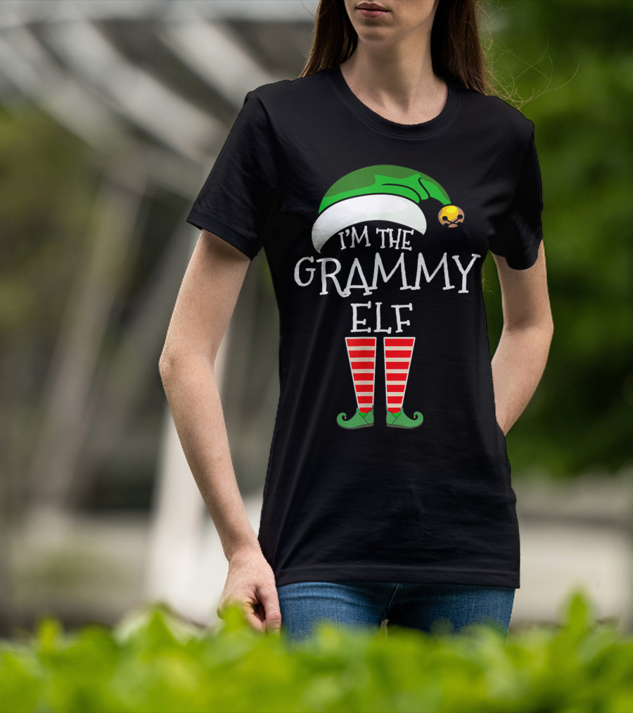 Christmas Family Matching Costume I'm The Grammy Elf T-Shirt