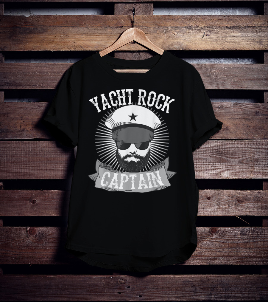 Yacht Rock Captain Funny Music Lover Boat T-Shirt