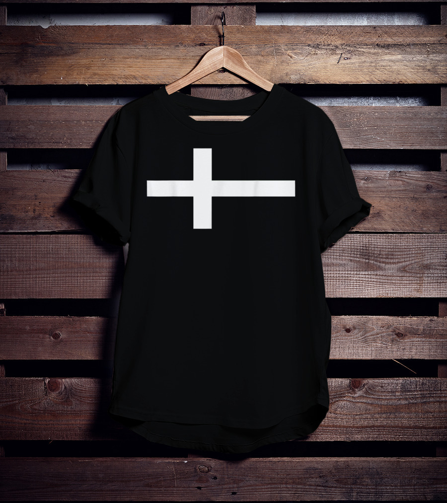 Denmark Flag Cross Danish Scandinavian Danmark T-Shirt