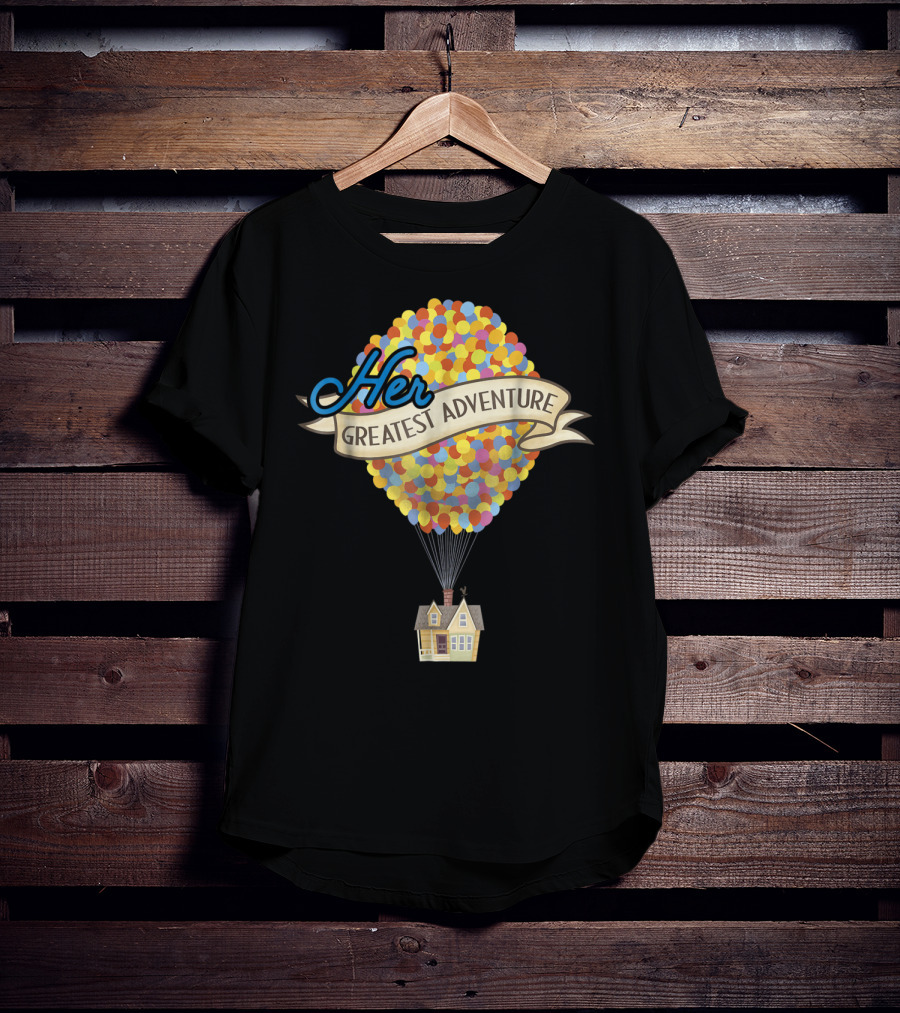 Disney Pixar Up Her Greatest Adventure Balloon House T-Shirt
