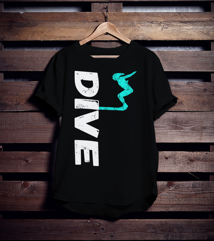 Dive Springboard Platform Diving Board Jumper T-Shirt