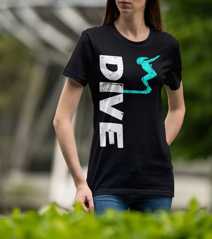 Dive Springboard Platform Diving Board Jumper T-Shirt