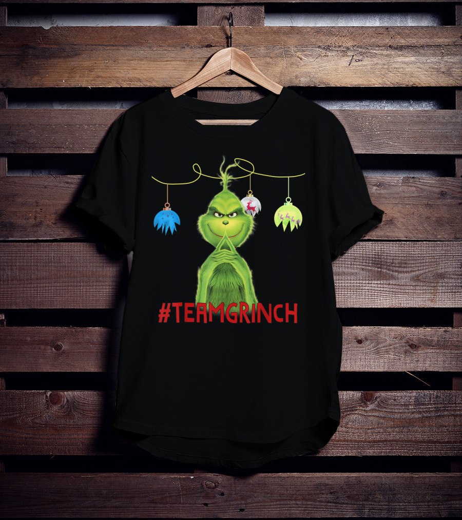 Drseuss Thegrinch #Teamgrinch Christmas T-Shirt
