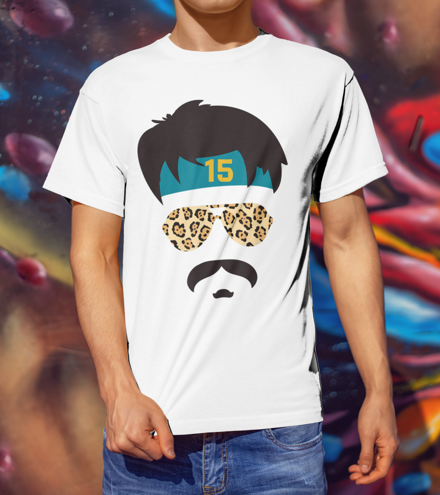 Jacksonville Football Uncle Rico Leopard Sunglasses 15 Headband 904 T-Shirt