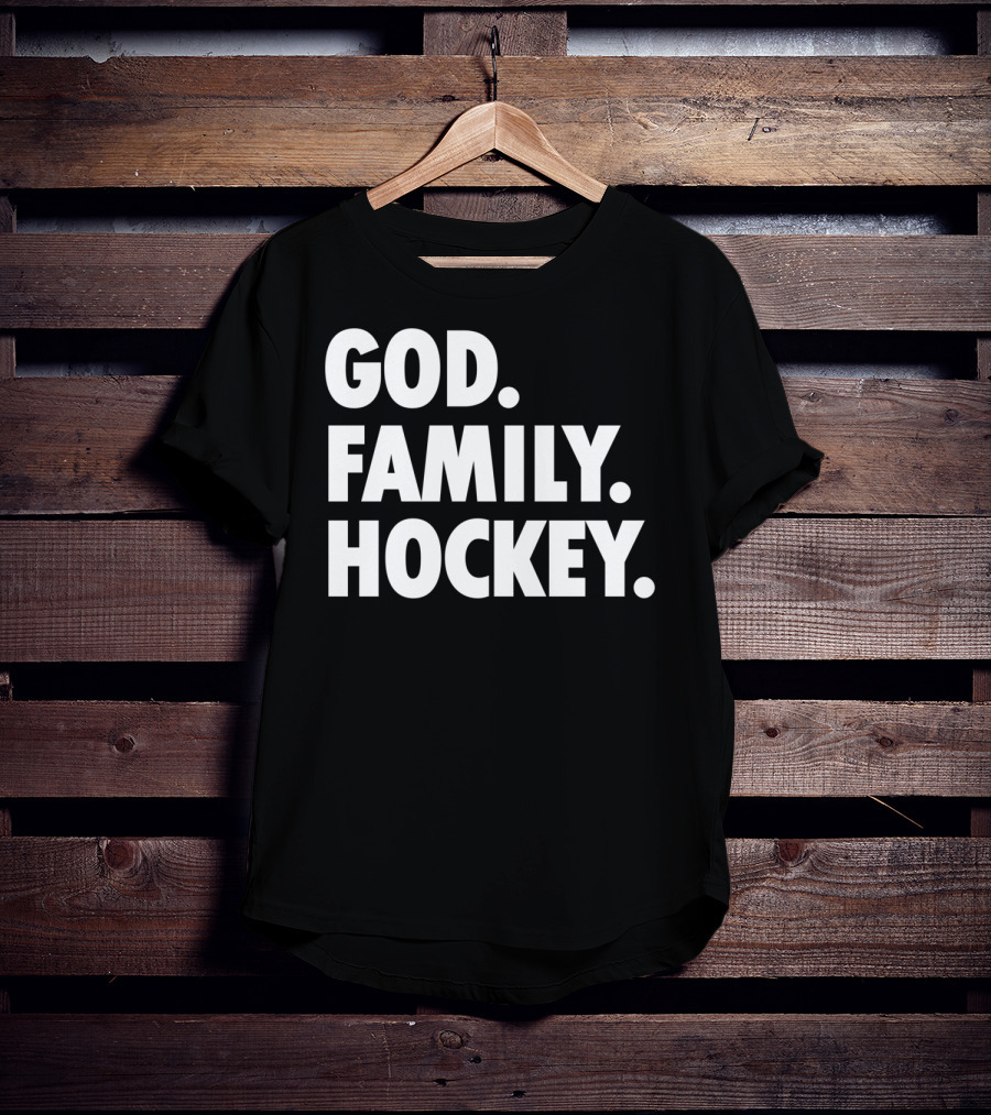 God Family Hockey T-Shirt